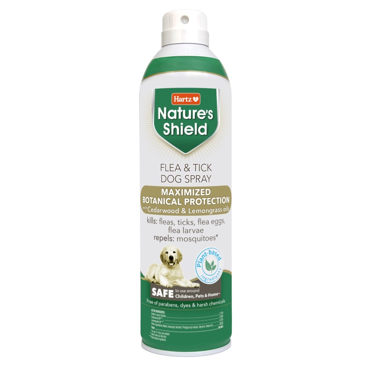 hartz nature's shield flea&tick dog spray