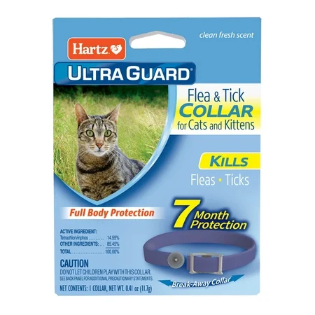 hartz flea&tick collar for cats and kittens 