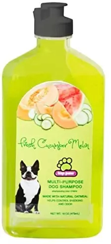 top paw multi-purpose dog shampoo fresh cucumber melon scent
