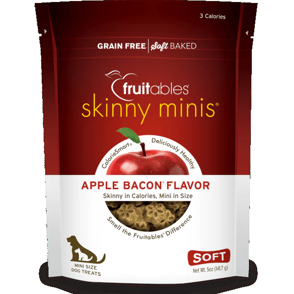 fruitables skinny minis apple bacon flavor treat