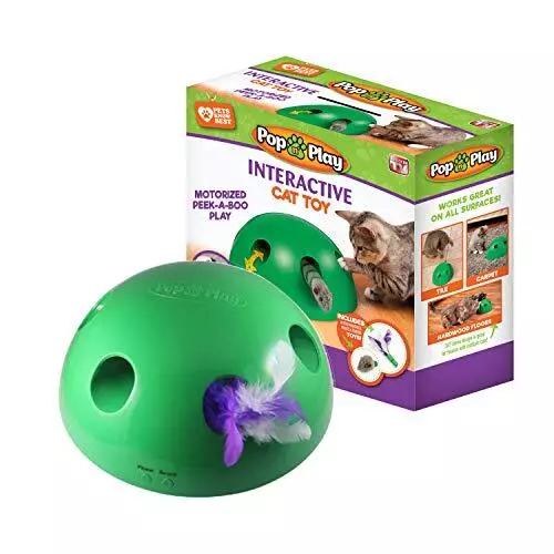 pop n'play interactive cat toy 