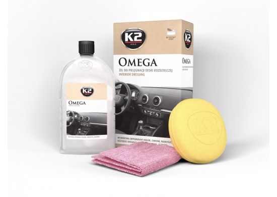 مجدد التابلو يستعيد اللون الاصلي  للبلاستك K2 OMEGA 500 ML