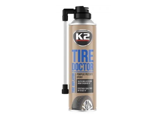 معالج الثقوب في الاطارات K2 TIRE DOKTOR 400 ML