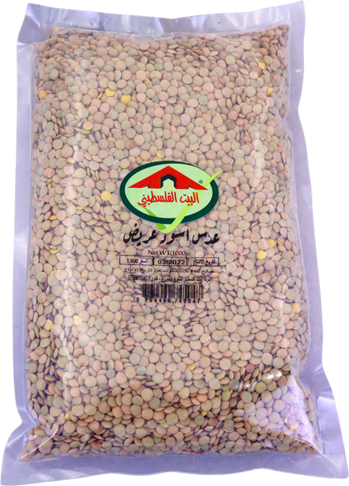عدس أسود عريض