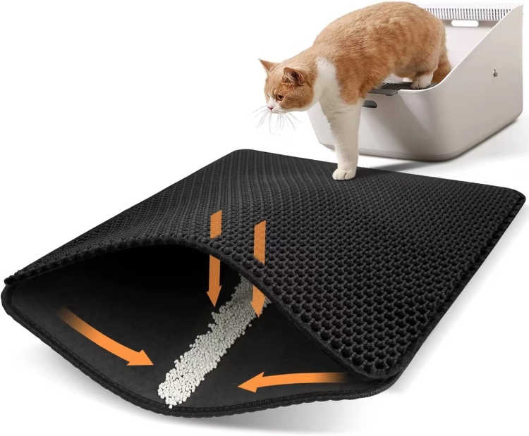 black rug for litter box(medium size)