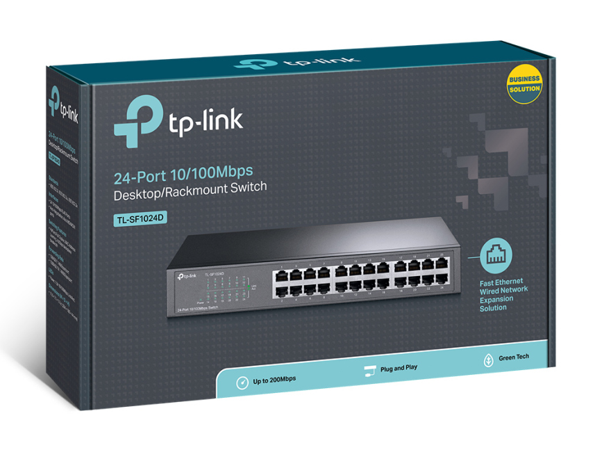 TP-LINK SWITCH 10/100 24PORTS TL-SF1024D