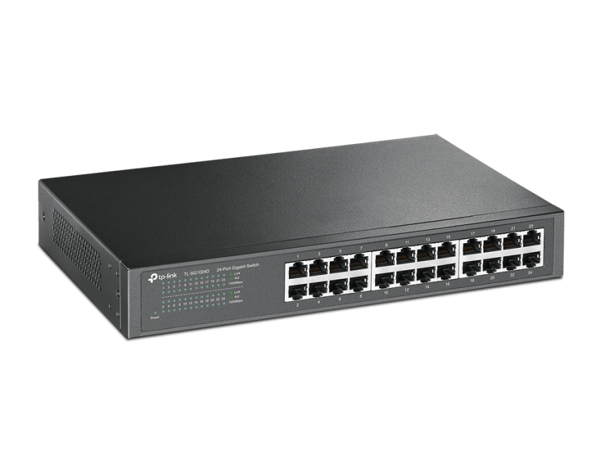 TP-LINK SWITCH 10/100/1000 24PORTS TL-SG1024D