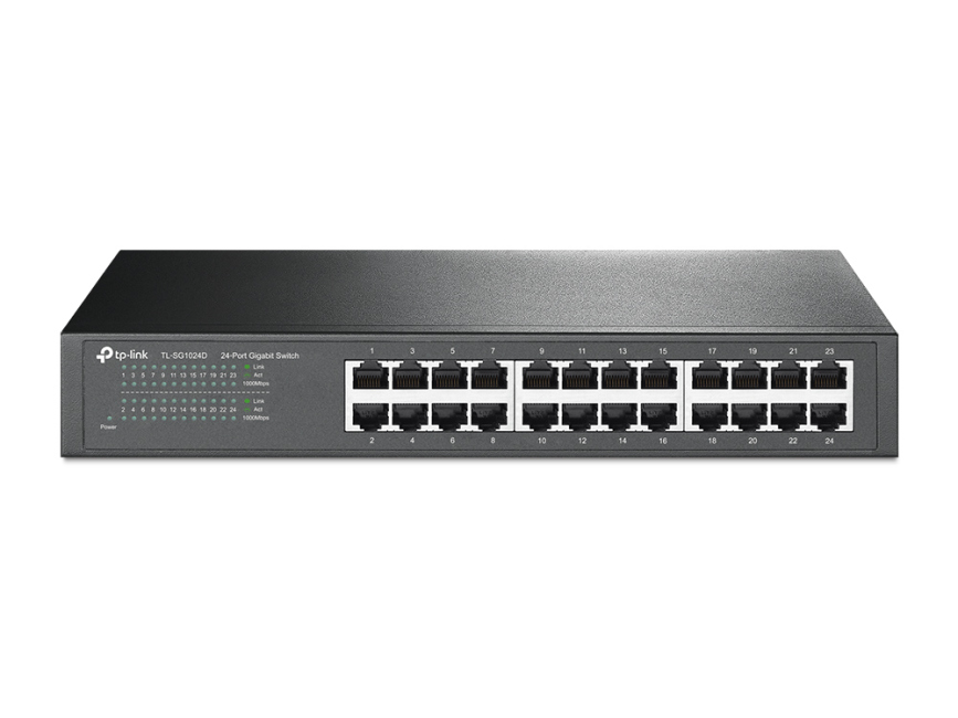 TP-LINK SWITCH 10/100/1000 24PORTS TL-SG1024D