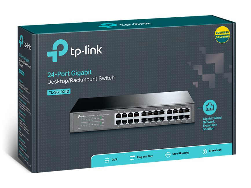 TP-LINK SWITCH 10/100/1000 24PORTS TL-SG1024D