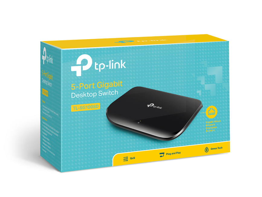 TP-LINK SWITCH 5 PORT 10/100/1000 TL-SG1005D