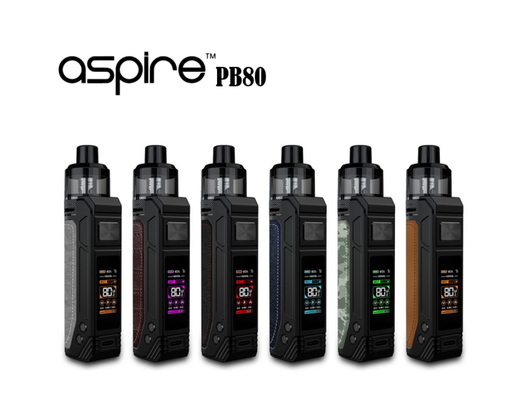 Aspire BP80 Mod Kit , Rechargeable, Refillable Vape Device, Multiple Colors