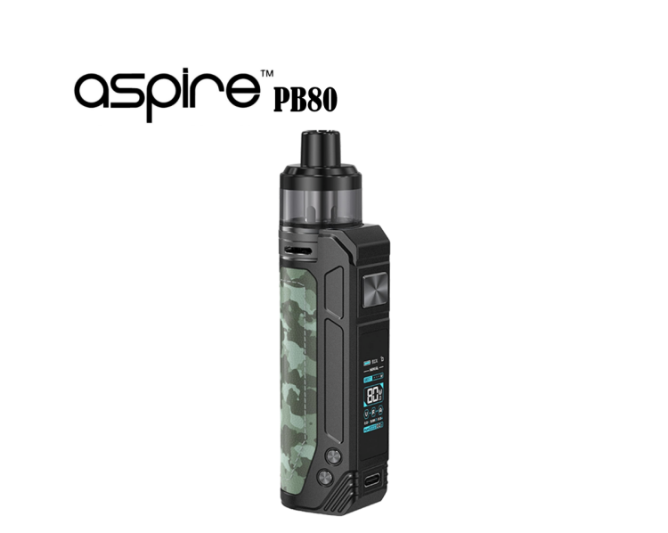 Aspire BP80 Mod Kit , Rechargeable, Refillable Vape Device, Multiple Colors