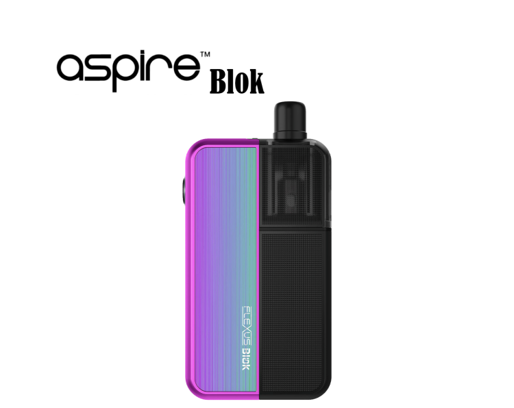 Aspire Flexus BLOK Pod Kit , Rechargeable, Refillable Vape Device, Multiple Colors 