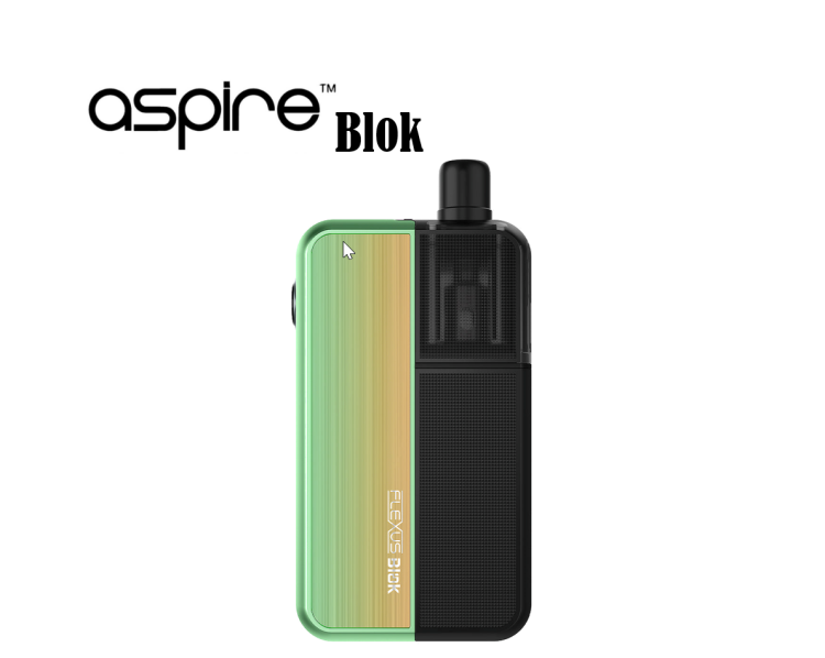 Aspire Flexus BLOK Pod Kit , Rechargeable, Refillable Vape Device, Multiple Colors 