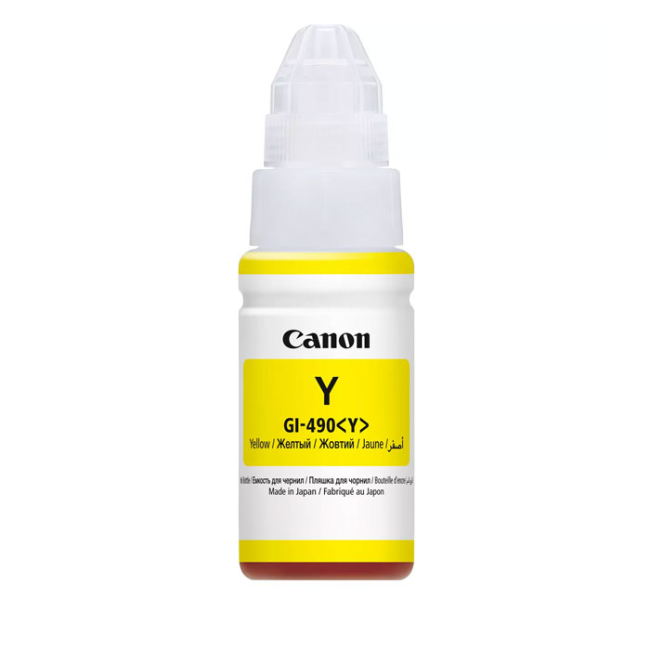 CANON 490 YELLOW -G 1400-1410 -1411-2410-2411-3400-3410-4410-4411