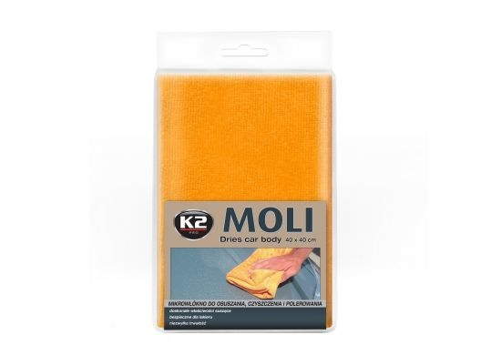 فوطة تنشيف بودي السيارة   K2 MOLI DRYING MICROFIBRE 40X40 CM