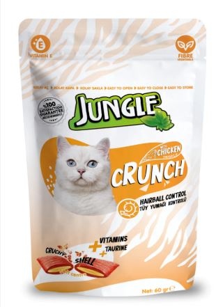 jungle crunch hairball control with chicken flavor 