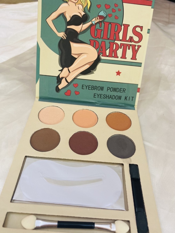 كيت حواجب GIRLS PARTY EYEBROW POWDER EYESHADOW KIT