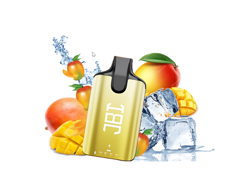 JBI Mango Ice, 5000 Puffs, Rechargeable, Disposable Vape 