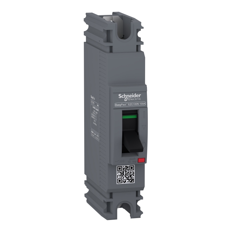 circuit breaker, EasyPact EZC100N, TMD, 63A, 1 pole 1d قاطع تيار  1 فاز 