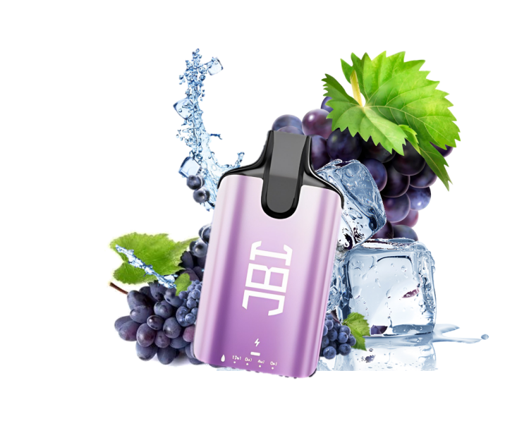 JBI Grape Ice, 5000 Puffs, Rechargeable, Disposable Vape 