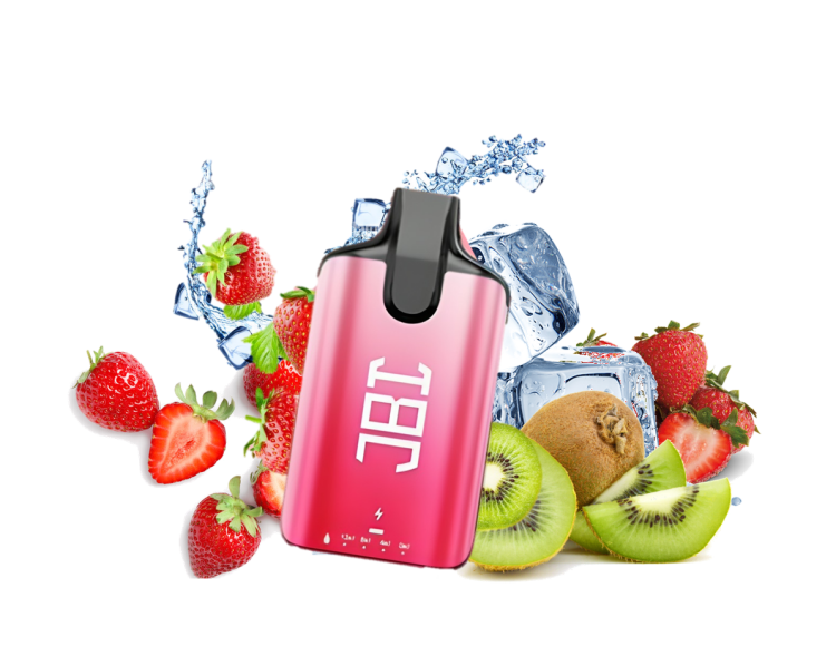 JBI Strawberry Kiwi Ice, 5000 Puffs, Rechargeable, Disposable Vape 