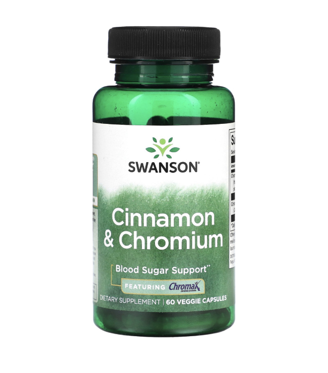 Cinnamon & Chromium, 60 Veggie Capsules