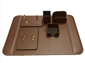 Desk Set Leather,6PSTAR hoine