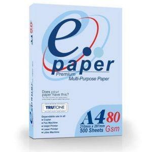 ورق تصوير وطباعة 80غ 500 ورقة  e paper A4