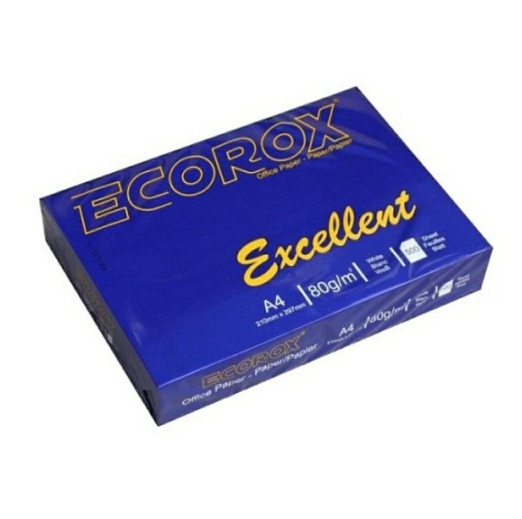  ورق تصوير وطباعة 80غ 500 ورقة ECOROX A4