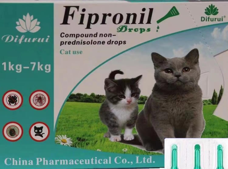 fipronil drops for flea&ticks for cats