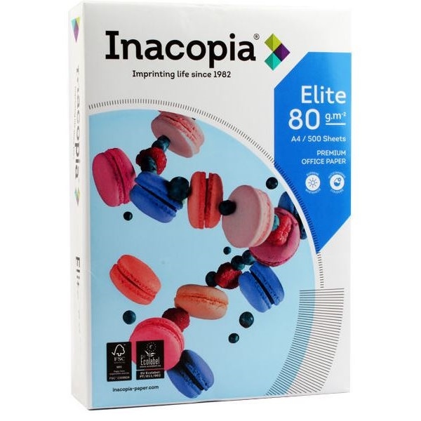  ورق تصوير وطباعة 80غ 500 ورقة A4  .inacopia