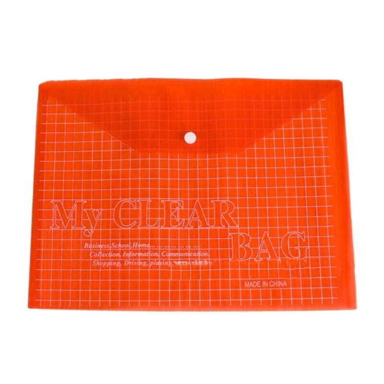 FILE WITH KEY PLASTIC THICK,ORNG