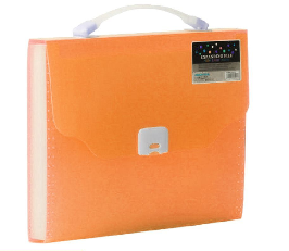 Bag A4 7 Pocket kinary,Orange