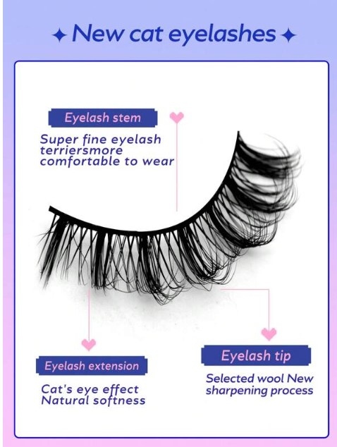 7pairs Volumized False Eyelashes رموش صناعية  7 أزواج