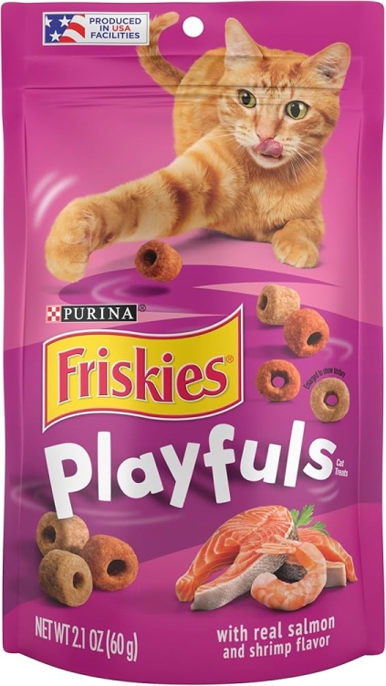 friskies playfuls with real salmon&shrimp flavor 