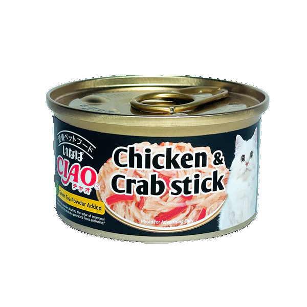 Ciao Cat Chicken Fillet and Crab Stick in Jelly 75g (C13)