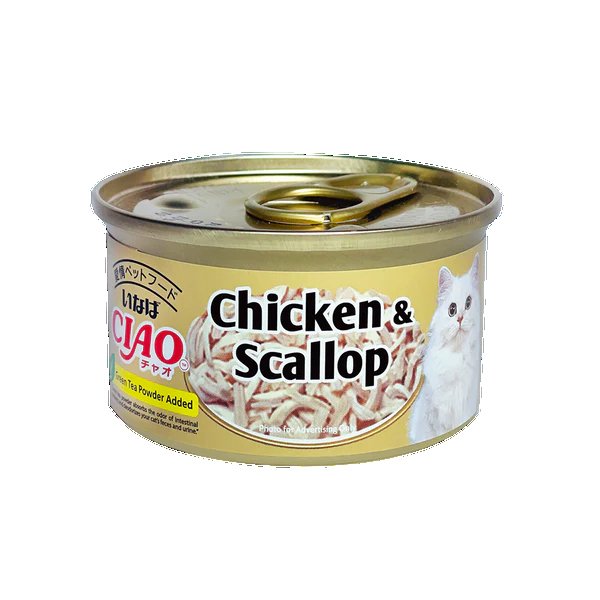 Ciao Cat Chicken Fillet and Scallop in Jelly 75g (C21