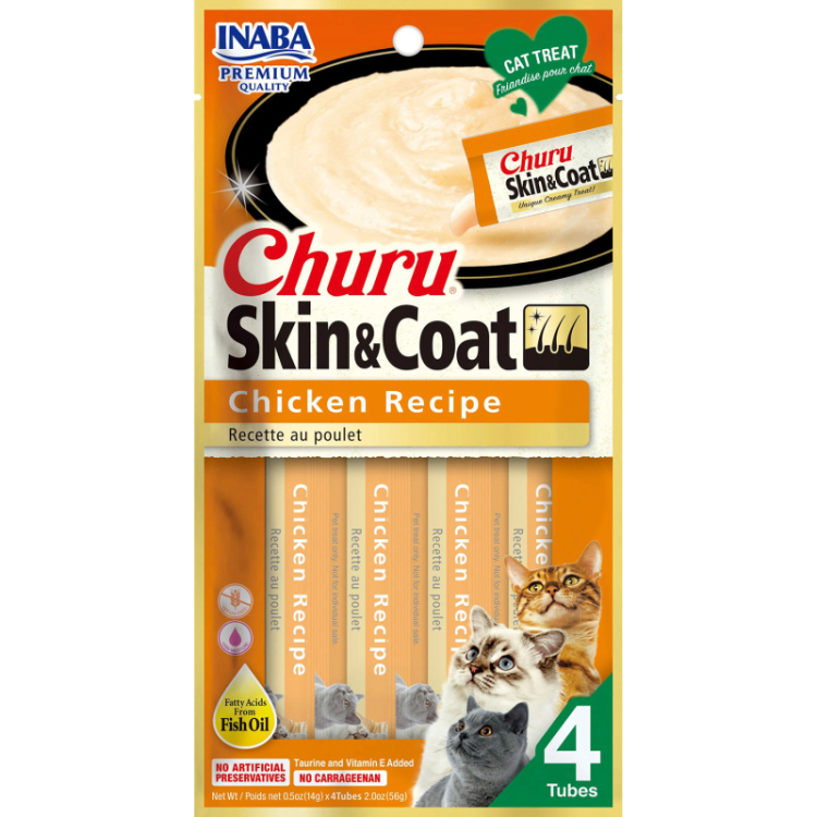 Inaba Churu Skin Coat Chicken 4s