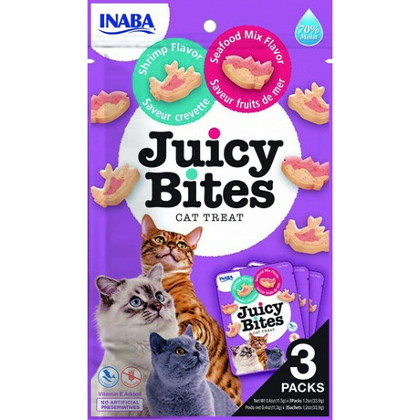 Snack for Cats Inaba Juicy Bites Sea Food