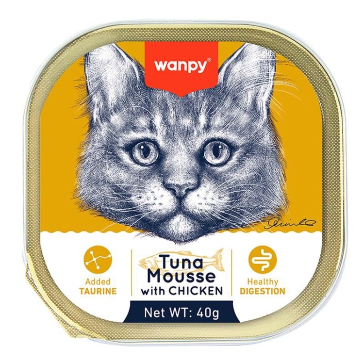 wanpy tuna mousse with chicken