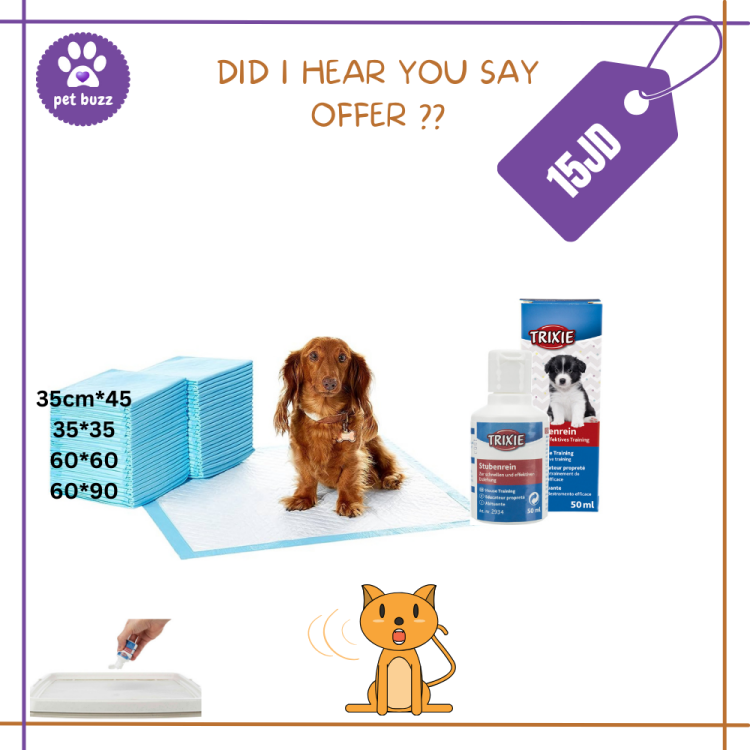 puppy trainer drop with pads offer 