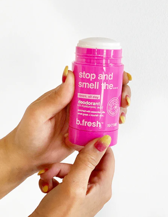 b.fresh, stop and smell the...roses deodorant