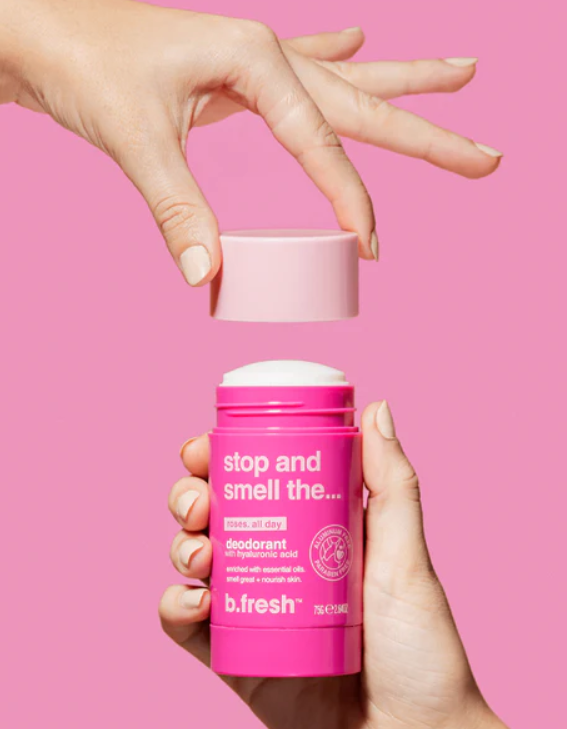 b.fresh, stop and smell the...roses deodorant