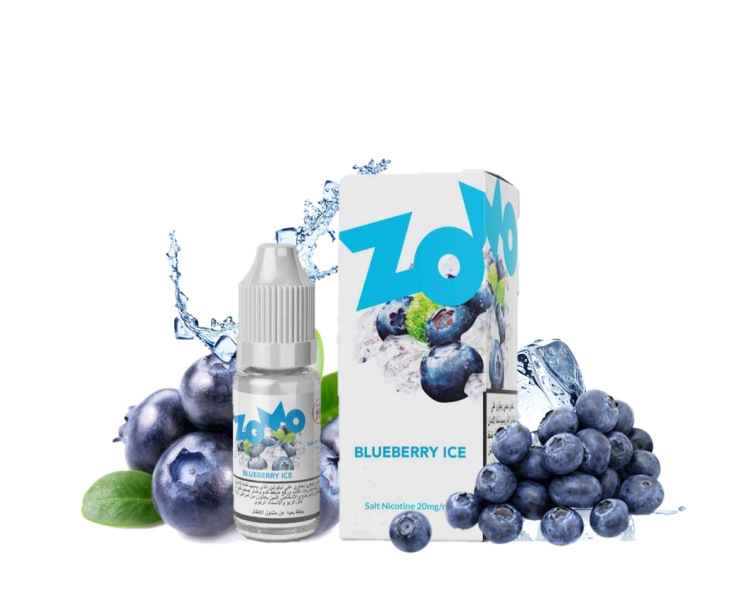 Zomo Blueberry Ice, Saltnic,  Vape Juice  