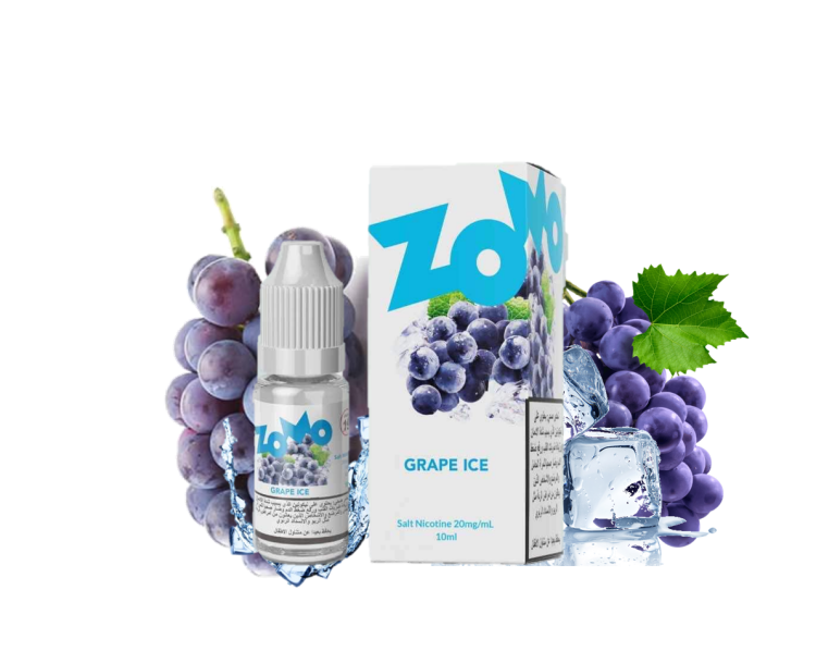 Zomo Grape Ice, Saltnic,  Vape Juice  