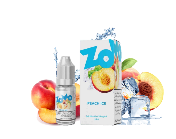 Zomo Peach Ice, Saltnic,  Vape Juice  