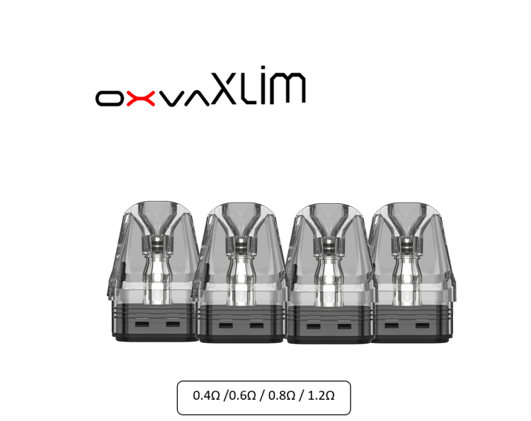 Oxva XLim Replacement Pod  V2, Multiple Resistance 