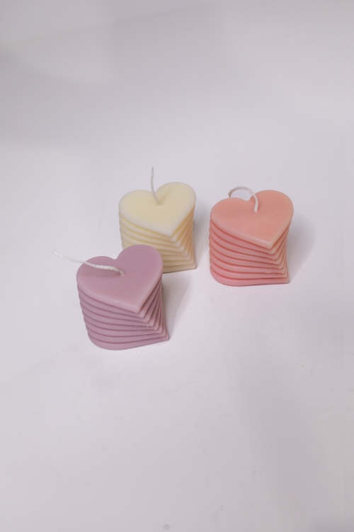 Swirl Heart Candle