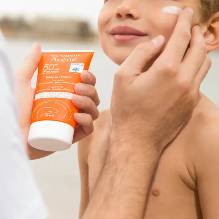 Avene, Intense Protect 50+, افين، واقي شمس كيميائي لجميع العائلة بعامل حماية 50+،  